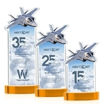 Top Gun VividPrint™ Award on Alberton Base - Amber