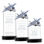 Top Gun Award on Alberton Base - Black