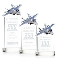 Top Gun Award on Alberton Base - Clear