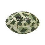 Digi Camo Football Shape Stress Ball
