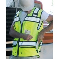High Performance Surveyors Zipper Vest... from ASI 84358 S&S Activewear