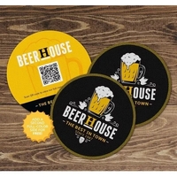 Full-color 4" round coasters are fully-customizable and eco-friendly. Round...