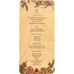 5" x 7" - Solid Hardwood Menus