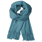Cornflower Blue Ladies Pashmina Wrap