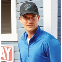 Eco-friendly, unstructured cap with adjustable closure and breathable fit -...