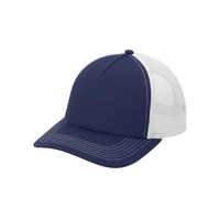 Classic low-profile trucker cap with breathable mesh and snapback closure,...