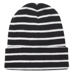 Striped Acrylic Knitted Beanie