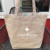 Super Sale- Reversible Colored Tweed Cotton Tote