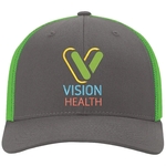 Richardson 110 R-Flex Trucker Hat w/ Leatherette Patch