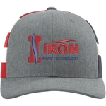 Richardson Snapback Trucker Hat w/ Leatherette Patch