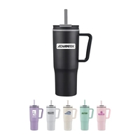 30-ounce polypropylene travel mug with double-wall insulation.... from ASI...