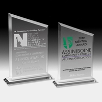 5 3/4" x 7 3/4" x 3/8" acrylic award with customization.... from ASI 62660...