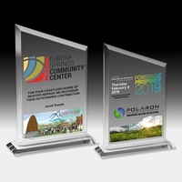 Acrylic award with 4 color process printing.... from ASI 62660 Innovation Line