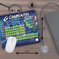 Mouse pad with antimicrobial fabric.... from ASI 59080 Halls & Company