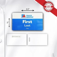 Durable laminated ID badge w/ full-color personalization, tamper resistance,...