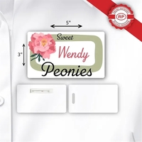 Durable laminated ID badge w/ full-color personalization, tamper resistance,...