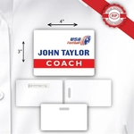 Laminated Personalized Name Badge/Tag (3"x4") Rectangle