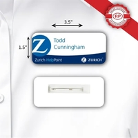 Durable laminated ID badge w/ full-color personalization, tamper resistance,...