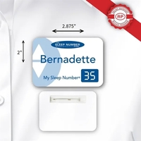 Durable laminated ID badge w/ full-color personalization, tamper resistance,...