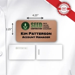 Laminated Personalized Name Badge/Tag (2.25"x4.25")