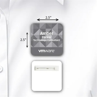 Durable laminated ID badge w/ full-color personalization, tamper resistance,...