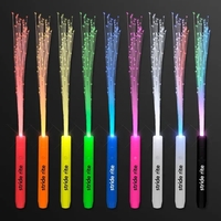 Blank or imprinted. Flashing stock wand with sparkle fibers.... from ASI...