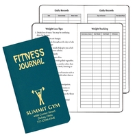 Fitness Health Journal - Leatherette