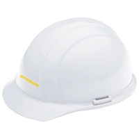 White hard hat, six point pin lock suspension. 1 color, 1... from ASI 79951...