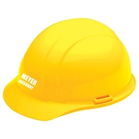Yellow hard hat, six point pin lock suspension. 1 color, 1... from ASI 79951...