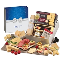 Shelf Stable Snack Lover's Gift Box with Bow Sleeve