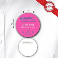 Durable laminated ID badge w/ full-color personalization, tamper resistance,...