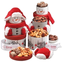 Snowman tower filled with chocolate and nuts.... from ASI 68680 Maple Ridge...