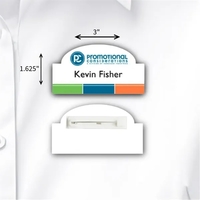 Durable laminated ID badge w/ full-color personalization, tamper resistance,...