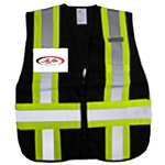 Black incident command vest (regular and jumbo)