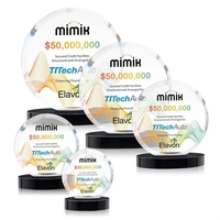 Matlow Circle VividPrint™ Award - Black