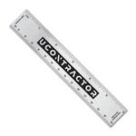 6" Stainless Steel Ruler with General Scales