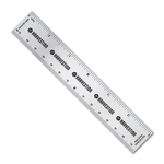 6" Stainless Steel Ruler with Center Finding Scales