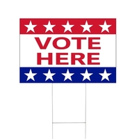 18" x 24" lawn and site sign made of 4mm corrugated... from ASI 31260 AdCapitol