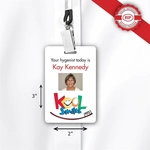 IdentityPro™ USA Made Photo ID Badge w/ Tag Slot (2"x3")