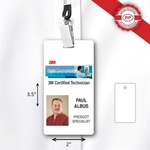 IdentityPro™ USA Made Photo ID Badge w/ Tag Slot 2.25"x4.25"