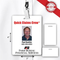 30 Mil Photo ID Badge w/ up to 6 Lines of... from ASI 59080 Halls & Company
