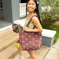 10-oz. canvas grocery bag with dual handles and reinforced gusset.... from...