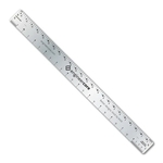 12" Stainless Steel Ruler with Architect & Engineer Scales