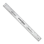 12" Stainless Steel Ruler with Center Finding Scales