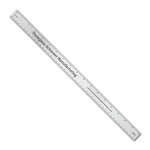18" Stainless Steel Ruler with General Scales