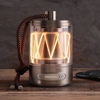 Retro-styled lantern combines atmospheric lighting with premium sound-perfect...