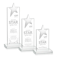 Bryanston Chrome Star Award - Clear