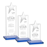 Bryanston Chrome Star Award - Sky Blue