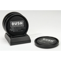 Four piece double rimmed coaster set with a base.... from ASI 89860...