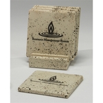 Travertine Coaster Set